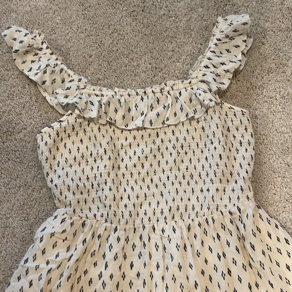 Old Navy Cream and Black Patterned Dress - Picture 2 of 5